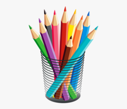 Colour pencils graphic 
