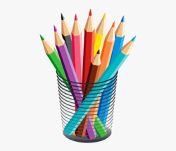 Colour pencils graphic
