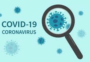 person holding a coronavirus sign